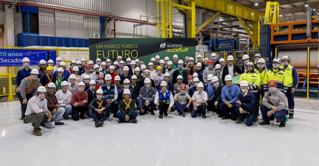 Suzano inaugura nova linha de Eucafluff em Limeira (SP) e quadruplica capacidade de produção