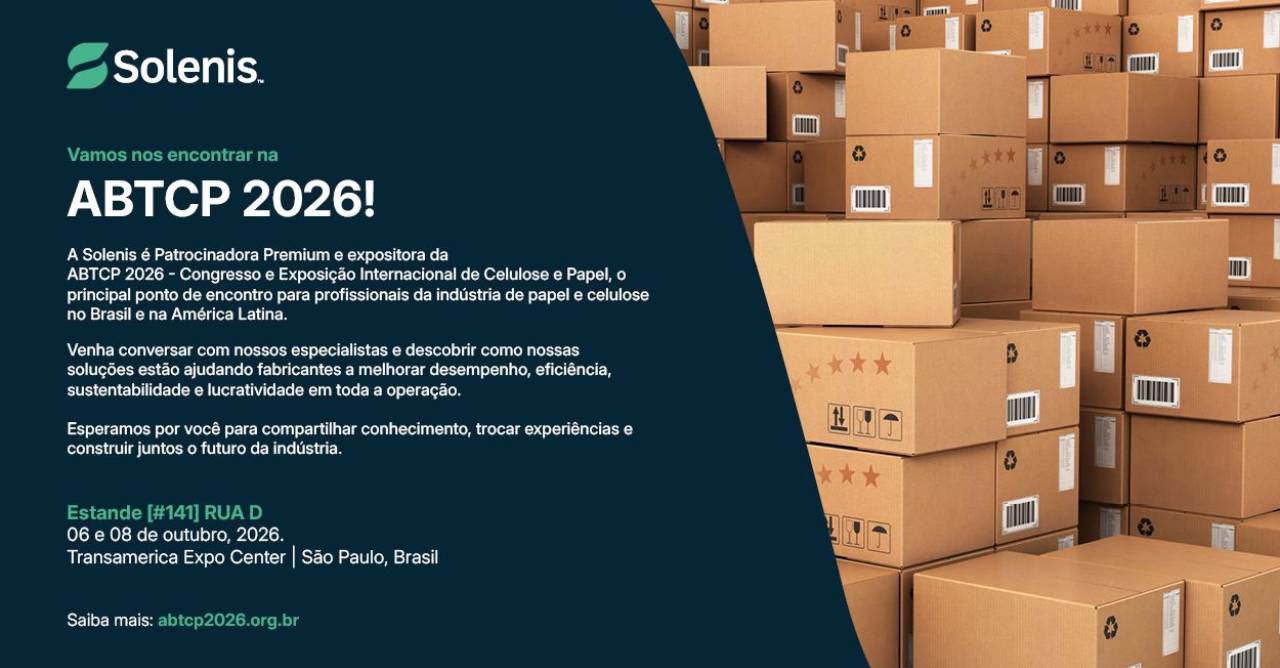 Patrocinadora Premium e Expositora na ABTCP 2026, Solenis destaca inovação e conhecimento técnico em palestra sobre celulose kraft